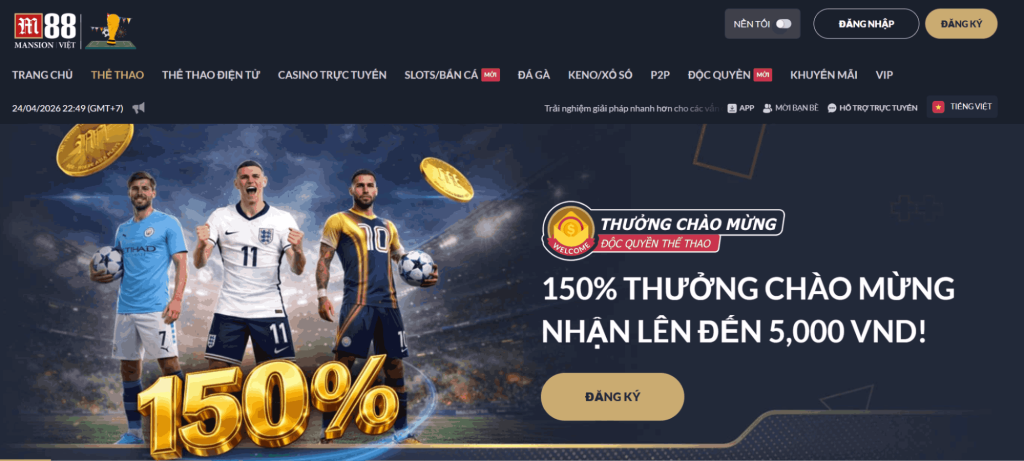 nhà cái cá cược thể thao uy tín M88