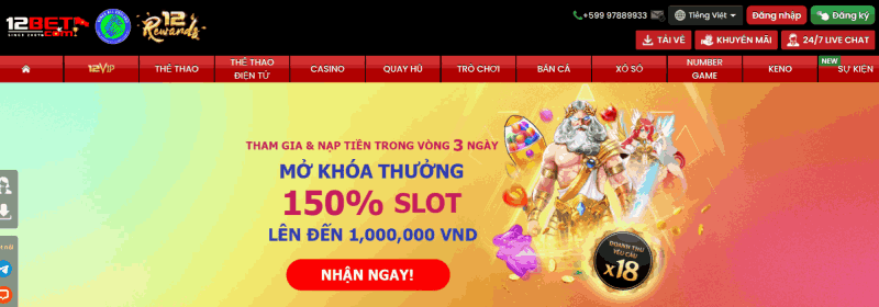 cổng game nổ hũ 12BET