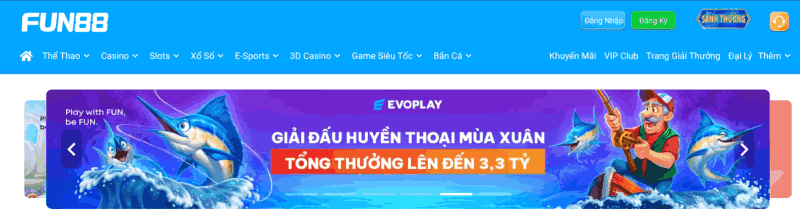 cổng game nổ hũ Fun88