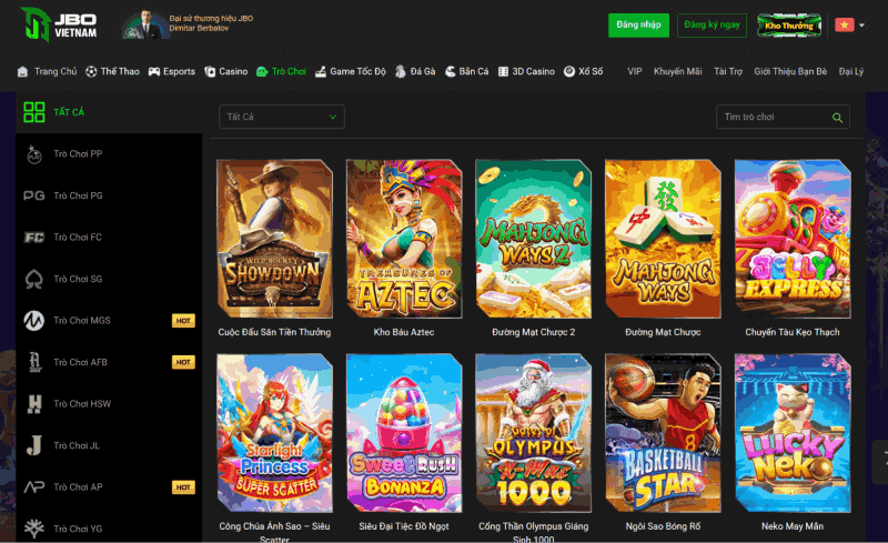 cổng game nổ hũ JBO