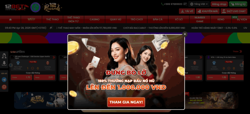Nhà cái uy tín 12BET